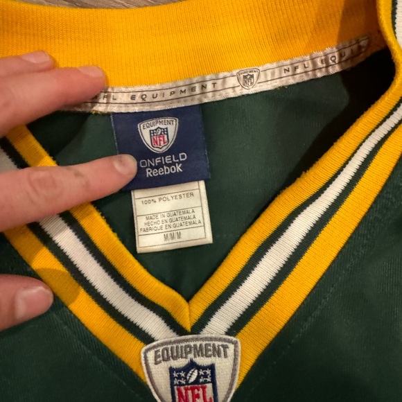 Reebok Green Bay Packers On the Field Jersey size M - Picture 3 of 4